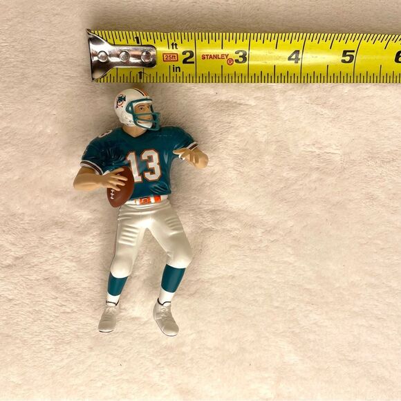 Hallmark Keepsake Dan Marino Christmas Ornament 1999 Miami Dolphins Blue White - Picture 7 of 7
